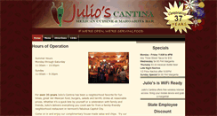 Desktop Screenshot of julioscantina.com